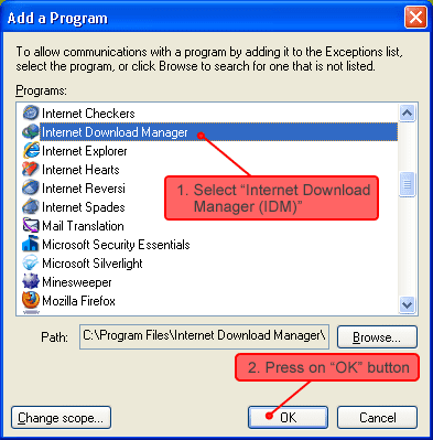 ارور idm برای دانلود