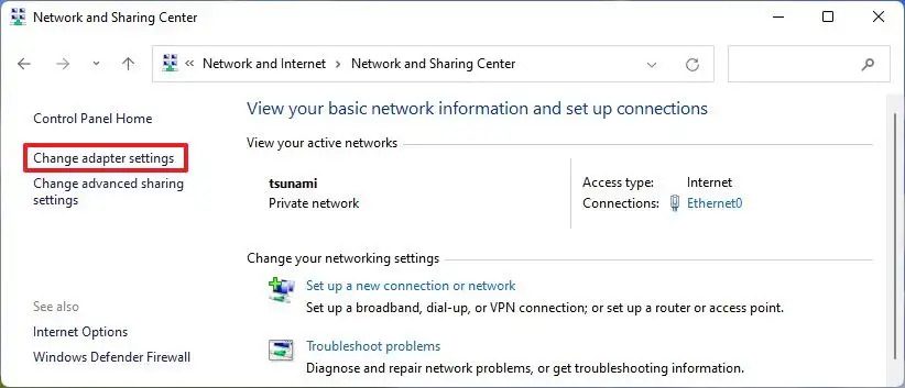 تغییر dns از کنترل پنل