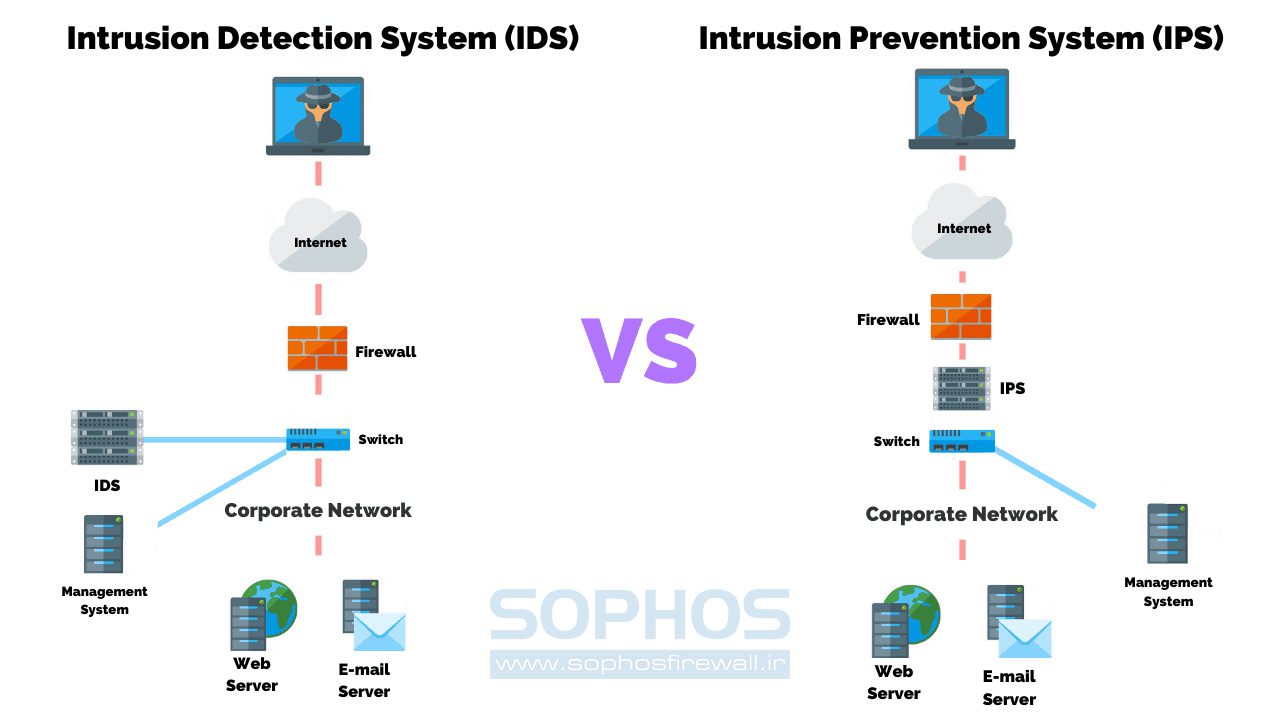 تفاوت IPS و IDS