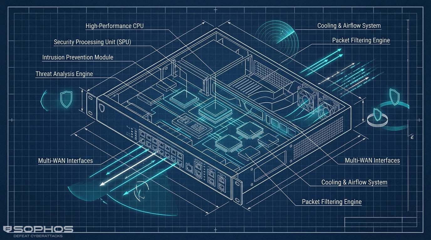 ویژگی های اصلی فایروال های سخت افزاری